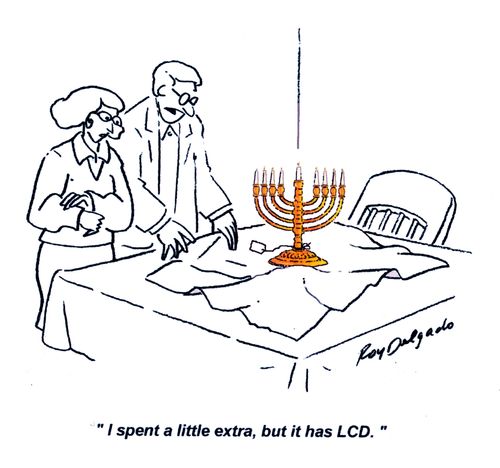 'I spent a little extra, but it has LCD.'