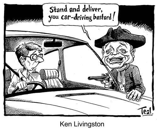 'Stand and deliver, you car-driving bastard!'