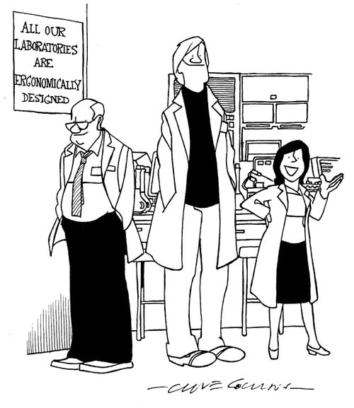'All our laboratories are ergonomically designed.'