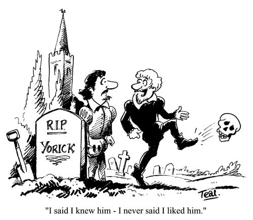 "I said I knew him - I never said I liked him..."