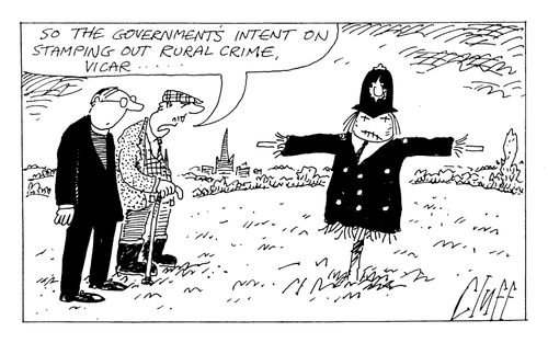 "So the goverments intent of stamping out rural crime.."