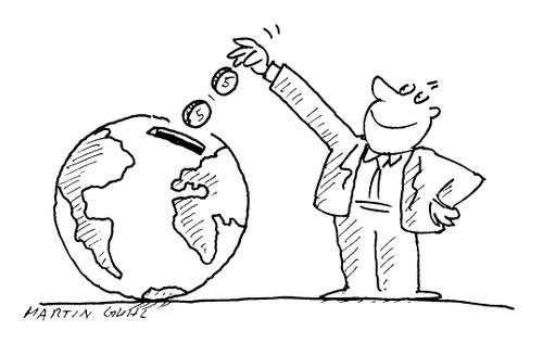 Putting money back in to the world economy
