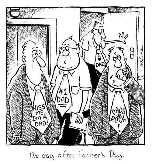 'The day after Father's day'