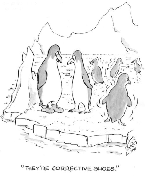 'They're corrective shoes.'