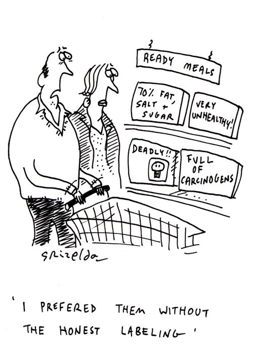 Ready meals with honest labelling.