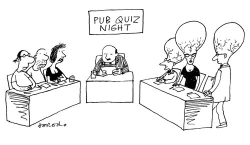 Pub quiz night.
