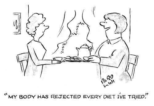 'My body has rejected every diet I've tried.'