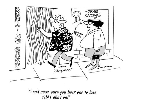 '-and make sure you back one to lose THAT shirt on!'