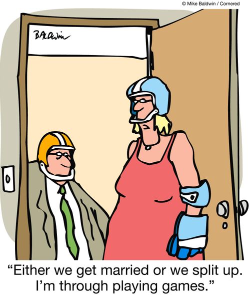 'Either we get married or we split up.  I'm through playing games.'