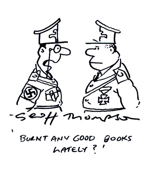 'Burnt any good books lately?'