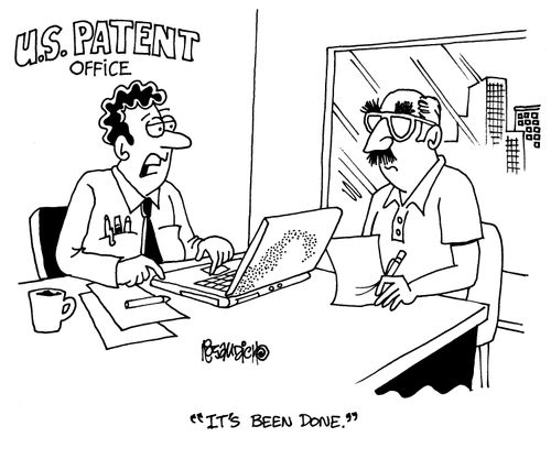 US Patent Office: 'It's been done.'