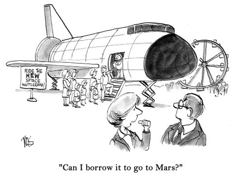 'Can I borrow it to go to Mars?'