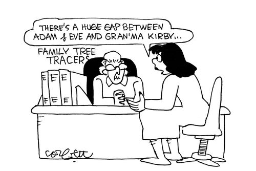 'There's a huge gap between Adam and Eve and Gran'ma Kirby...'