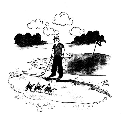 Camels Crossing Sand Trap.