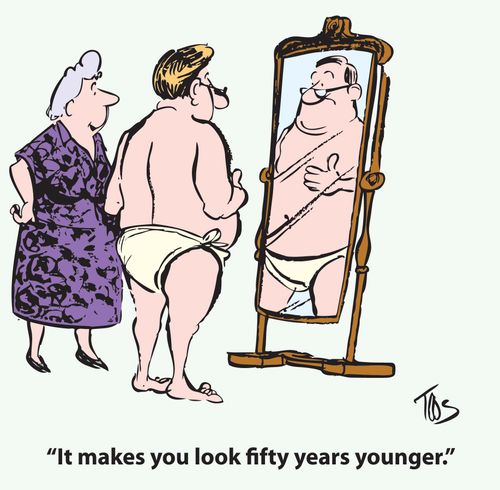 'It makes you look fifty years younger.'