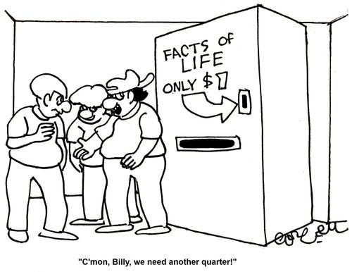 'C'mon, Billy, we need another quarter!'