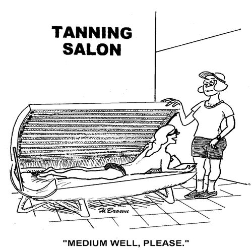 'Medium well, please.'