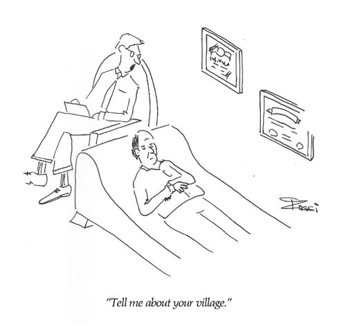 'Tell me about your village.'