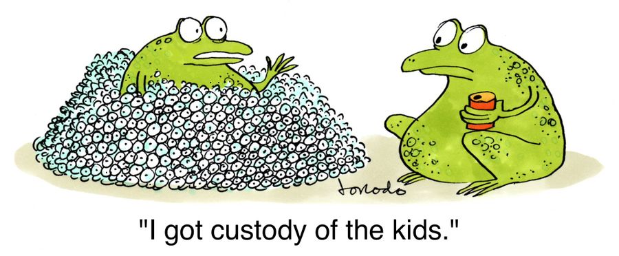 'I got custody of the kids.'
