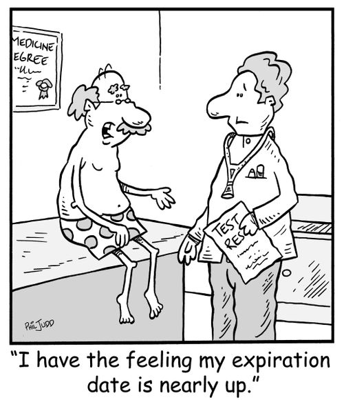 'I have the feeling my expiration date is nearly up.'