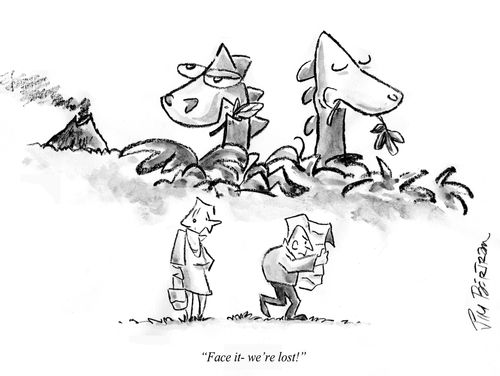'We're lost!'