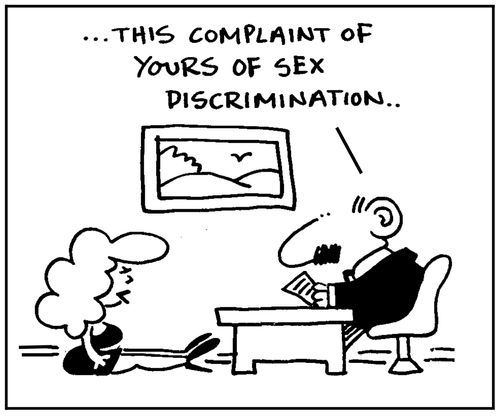 'This complaint of your of sex discrimination.'