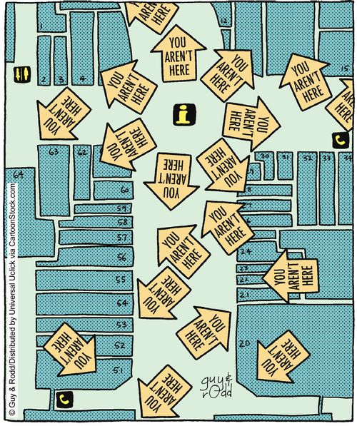 The most unhelpful map.