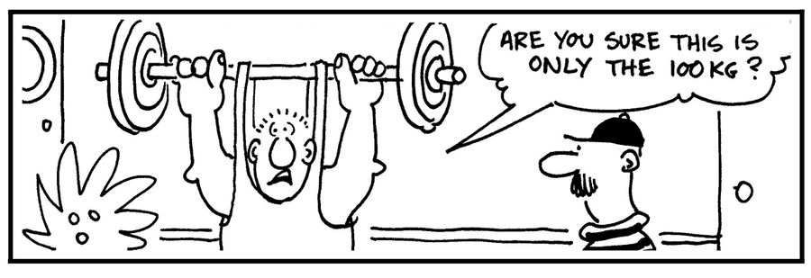 'Are you sure this is only the 100kg?'