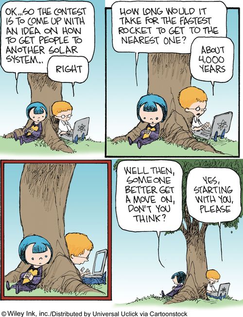 Pentagon Science Contest: 'Well then, someone better get a move on, don't you think?'