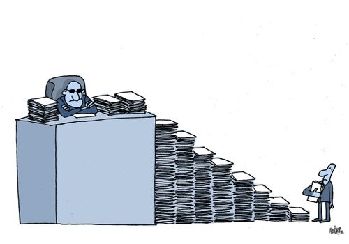 Climbing in the Bureaucracy.