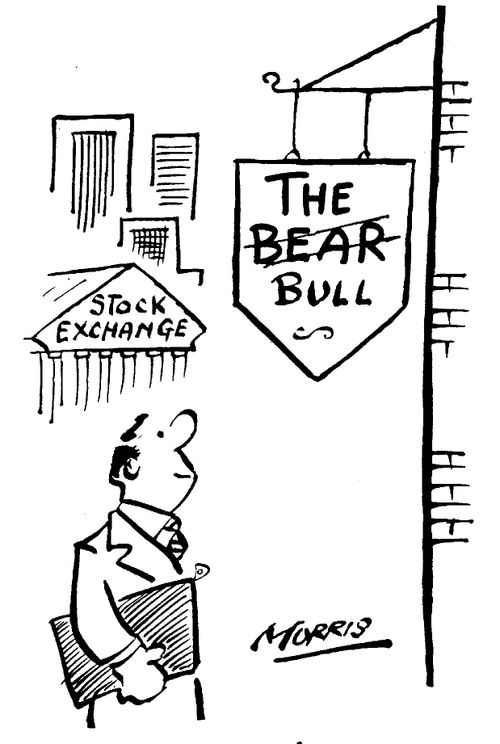 'The Bear' pub, changed to 'The Bull.'