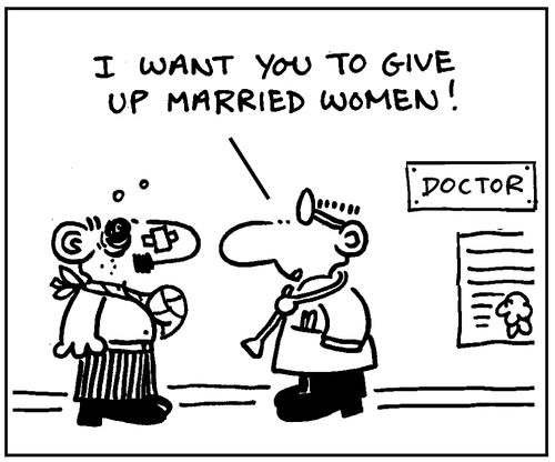 I want you to give up married women!
