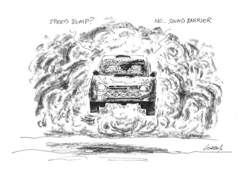 'Speed bump ... no sound barrier.' 
