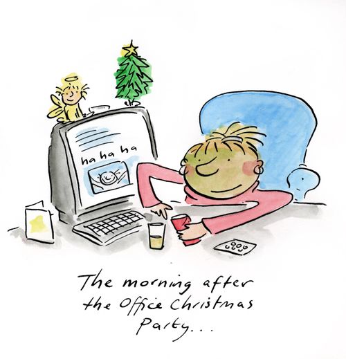 The morning after the office Christmas Party