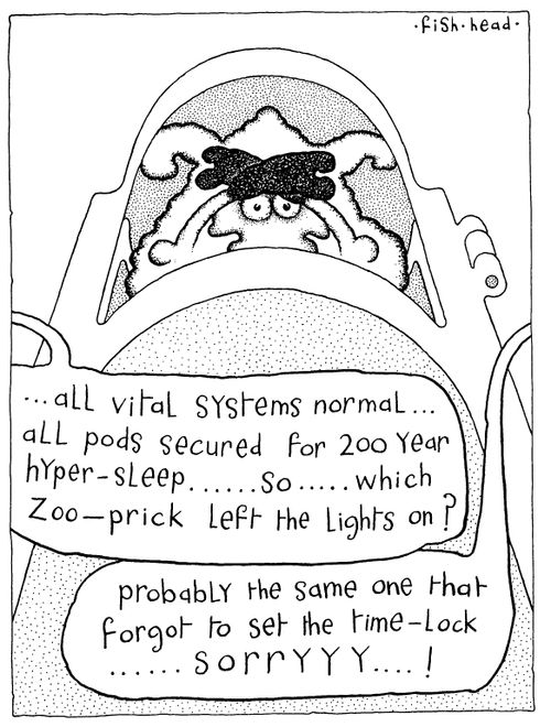 Sheep about to go into experimental hyper-sleep listerning to useless scientists make mistakes