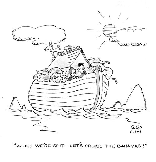'While we're at it - let's cruise the Bahamas!'