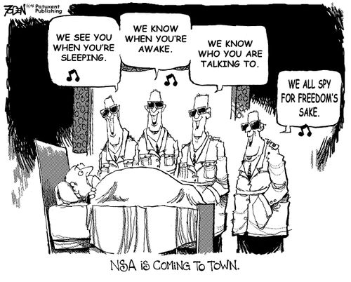 NSA is coming to town.