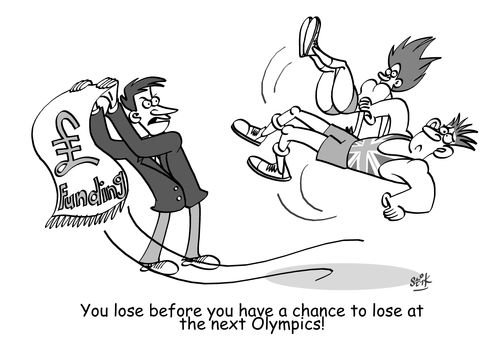 'You lose before you have a chance to lose at the next Olympics!'
