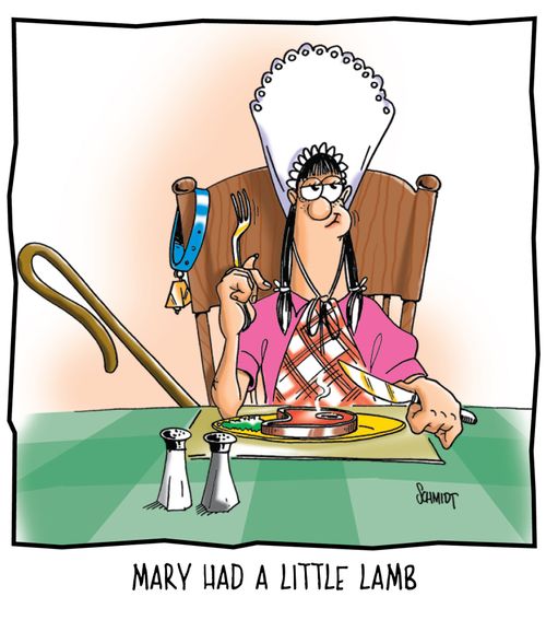 Mary had a little lamb.