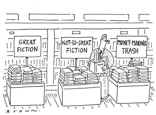Fiction book sales.