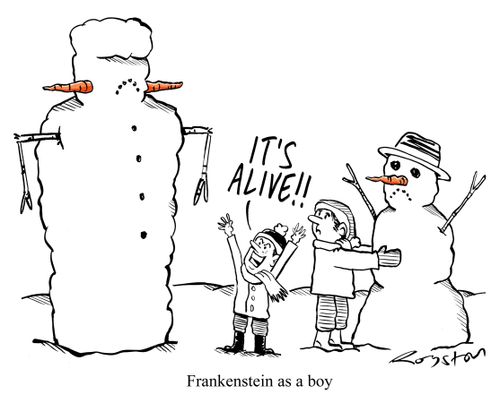 Frankenstein as a boy