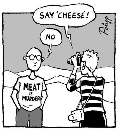 'Say cheese.'