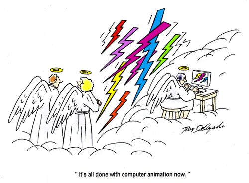 'It's all done with computer animation now.'