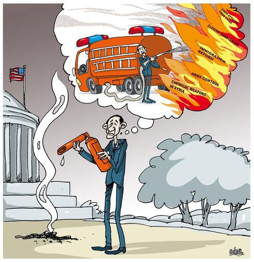 Fire in the White House