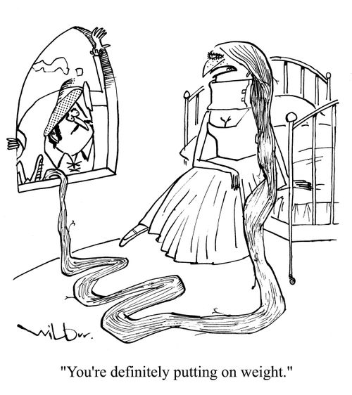 'You're definitely putting on weight.'