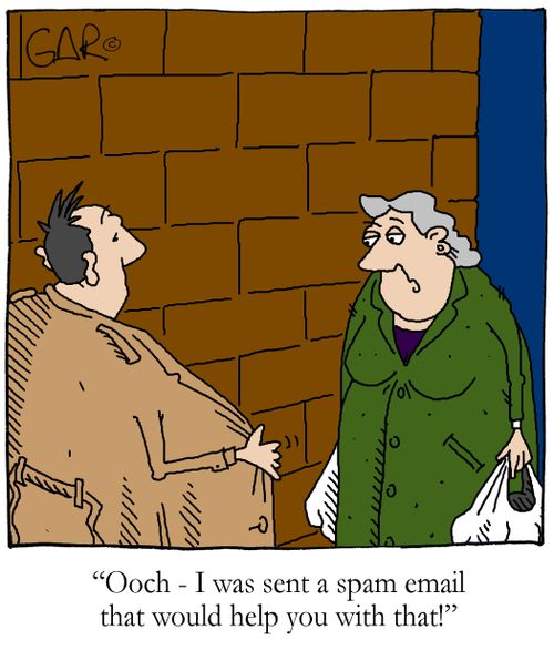 'Ooch - I was sent a spam email that would help you with that!'