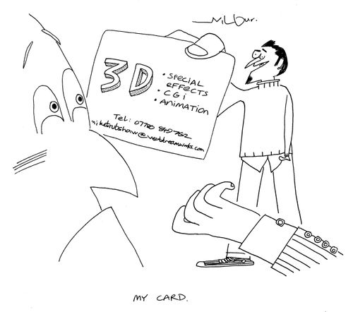 3D business card