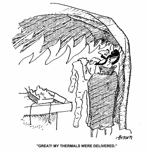 'Great! My thermals were delivered.'