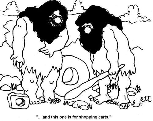 '...and this one is for shopping carts.'