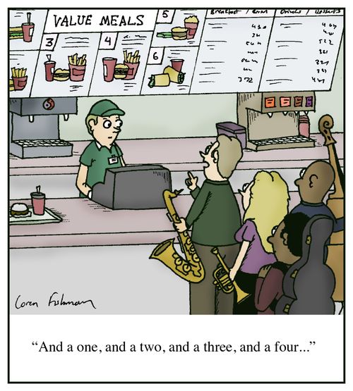 'And a one, and a two, and a three, and a four...'